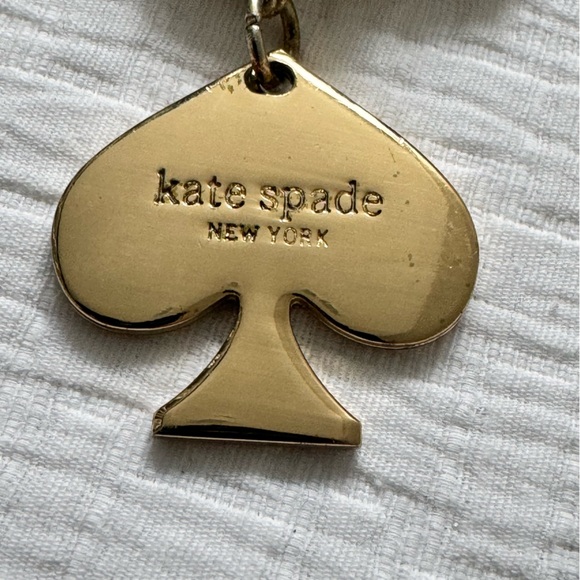 Kate Spade pencil case gold polka dot - Picture 3 of 9